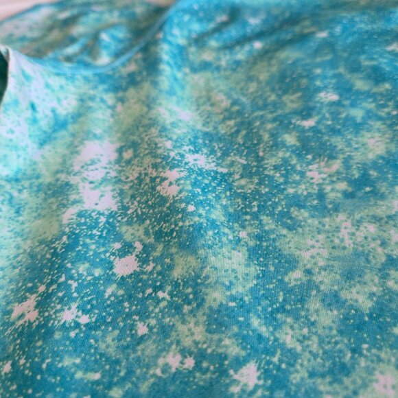 Old Navy Turquoise Splatter Leggings - Picture 9 of 10